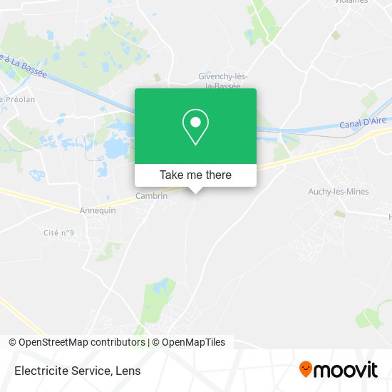 Mapa Electricite Service