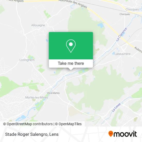 Stade Roger Salengro map