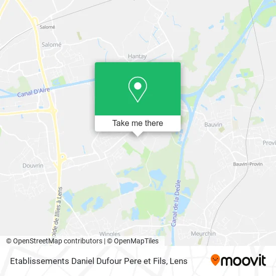 Etablissements Daniel Dufour Pere et Fils map