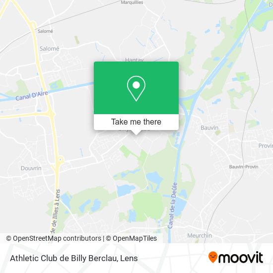Mapa Athletic Club de Billy Berclau