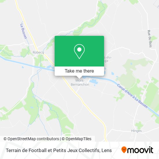 Terrain de Football et Petits Jeux Collectifs map