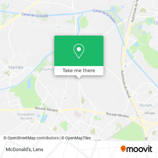 McDonald's map