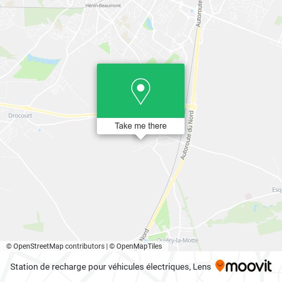 Station de recharge pour véhicules électriques map