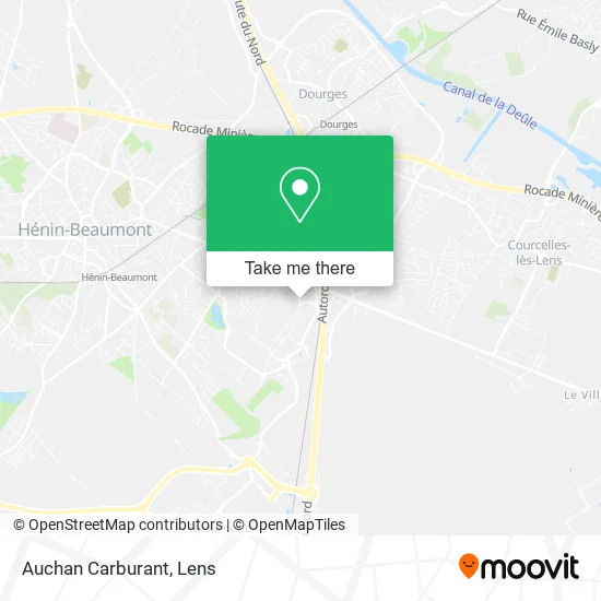 Auchan Carburant map