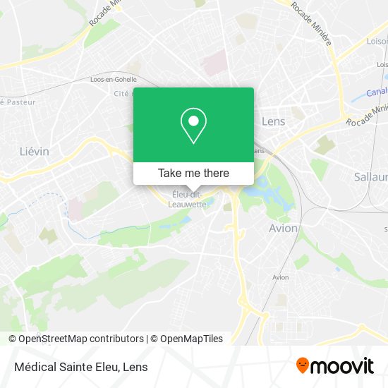 Médical Sainte Eleu map