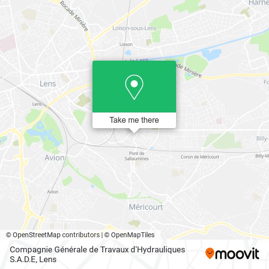 Compagnie Générale de Travaux d'Hydrauliques S.A.D.E map