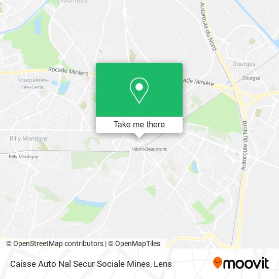Mapa Caisse Auto Nal Secur Sociale Mines