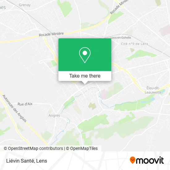 Liévin Santé map