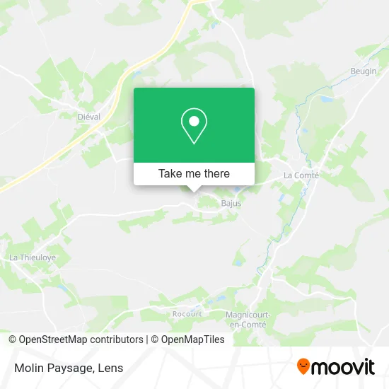 Molin Paysage map