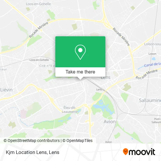 Kjm Location Lens map