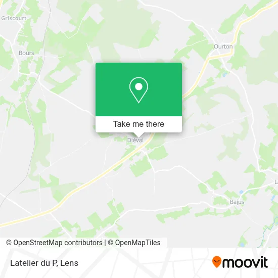 Latelier du P map