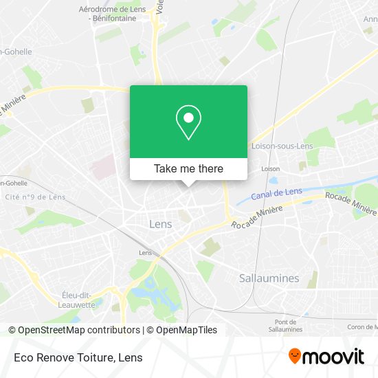 Eco Renove Toiture map