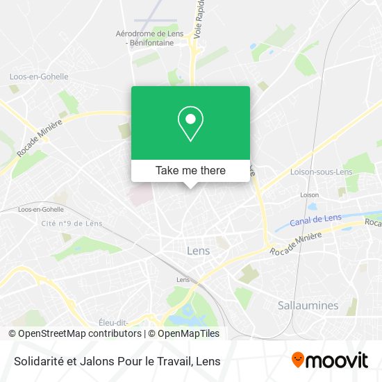 Solidarité et Jalons Pour le Travail map