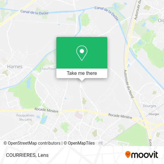 COURRIERES map