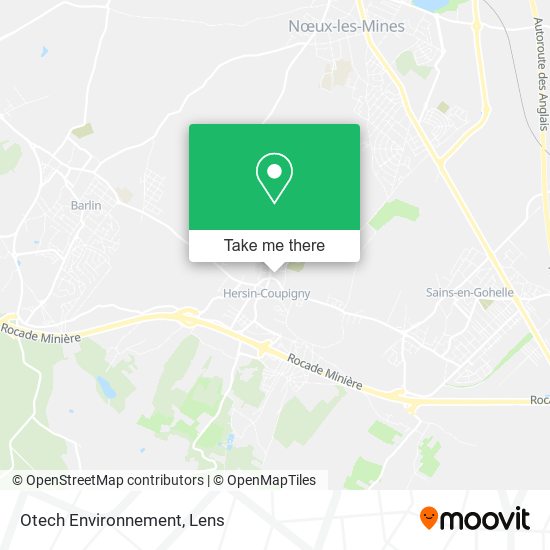 Otech Environnement map