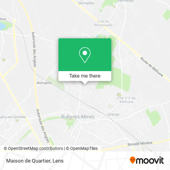 Maison de Quartier map