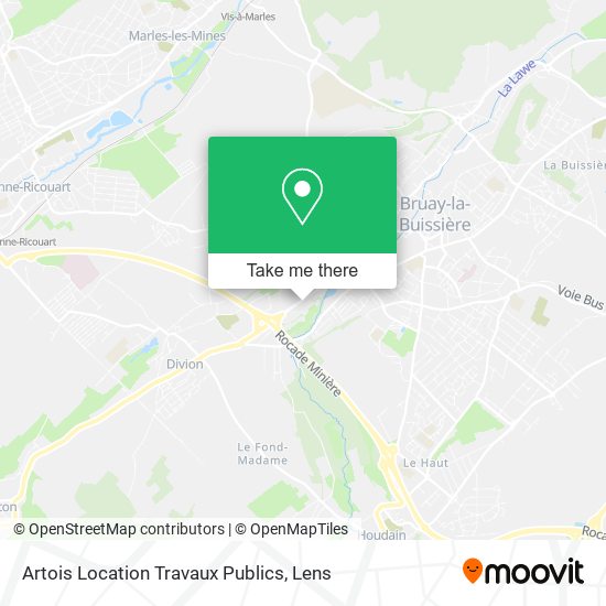 Mapa Artois Location Travaux Publics