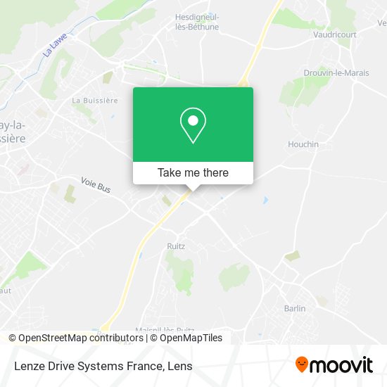 Lenze Drive Systems France map