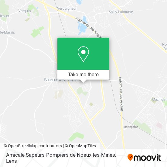 Mapa Amicale Sapeurs-Pompiers de Noeux-les-Mines
