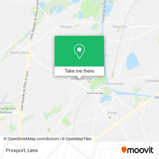 Prosport map