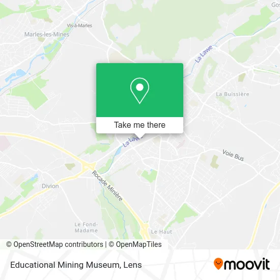 Educational Mining Museum map