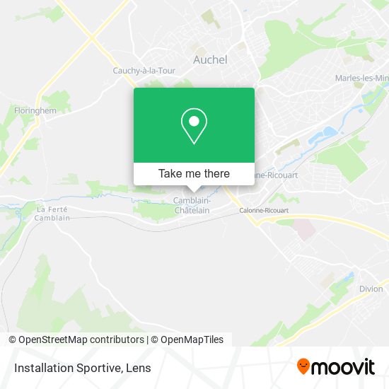 Mapa Installation Sportive