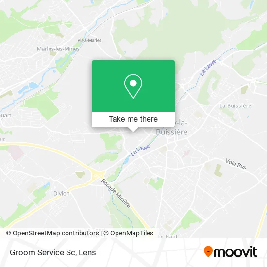 Groom Service Sc map