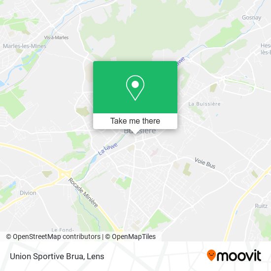 Union Sportive Brua map