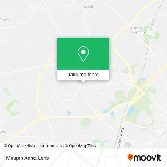 Maupin Anne map