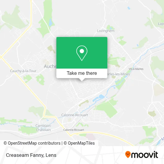 Creaseam Fanny map