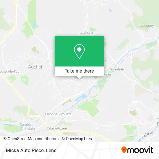 Micka Auto Piece map