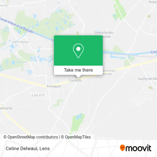Celine Delwaul map