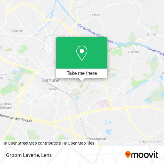 Mapa Groom Laverie