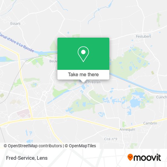 Fred-Service map