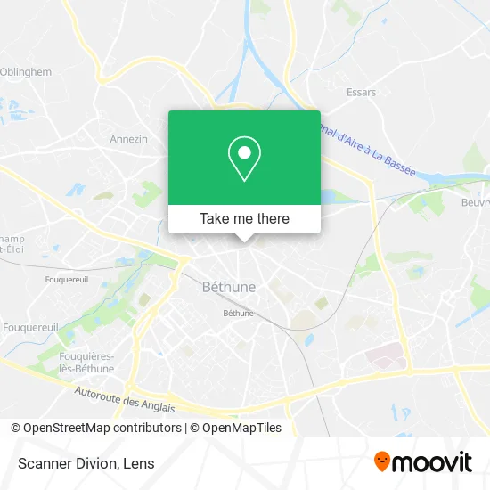 Scanner Divion map