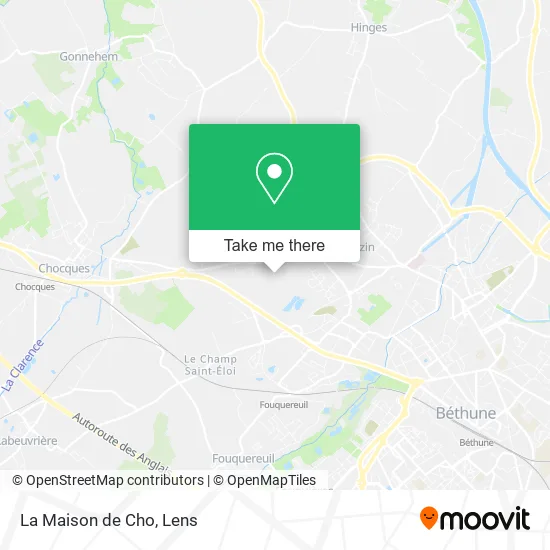 La Maison de Cho map