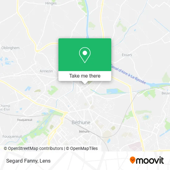 Segard Fanny map