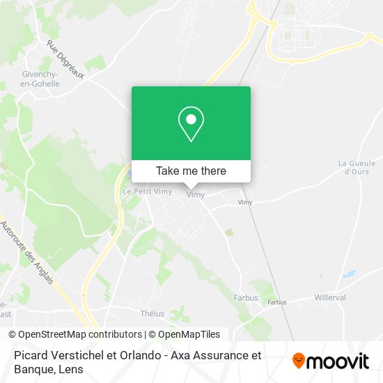 Picard Verstichel et Orlando - Axa Assurance et Banque map