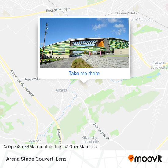 Arena Stade Couvert map