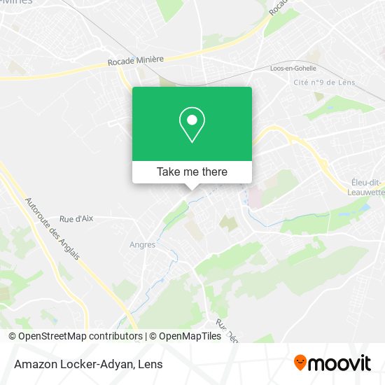 Amazon Locker-Adyan map