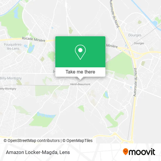 Amazon Locker-Magda map