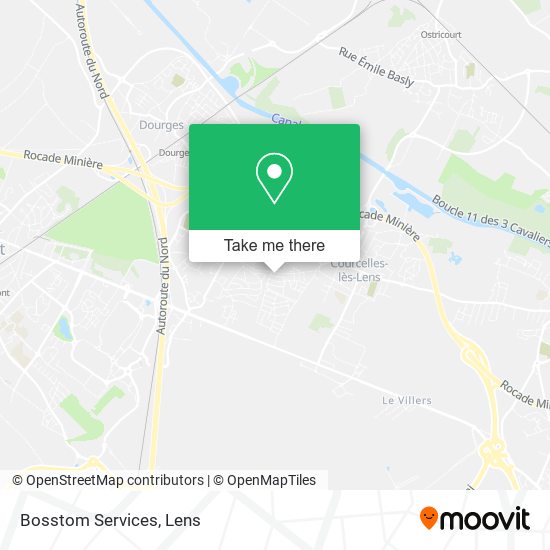 Mapa Bosstom Services