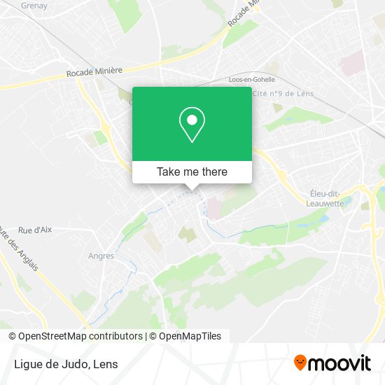 Ligue de Judo map