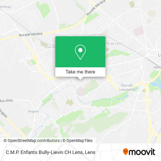 C.M.P. Enfants Bully-Lievin CH Lens map