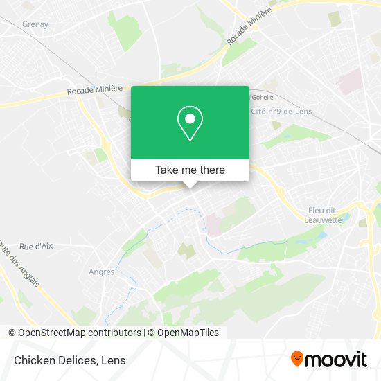 Chicken Delices map