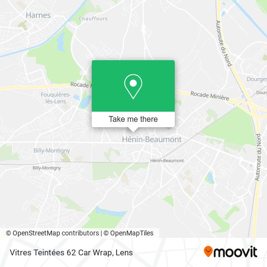 Vitres Teintées 62 Car Wrap map
