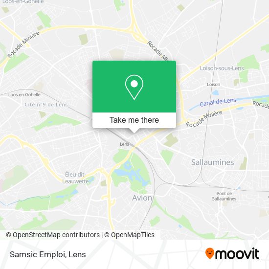 Samsic Emploi map