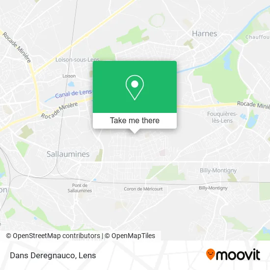 Dans Deregnauco map