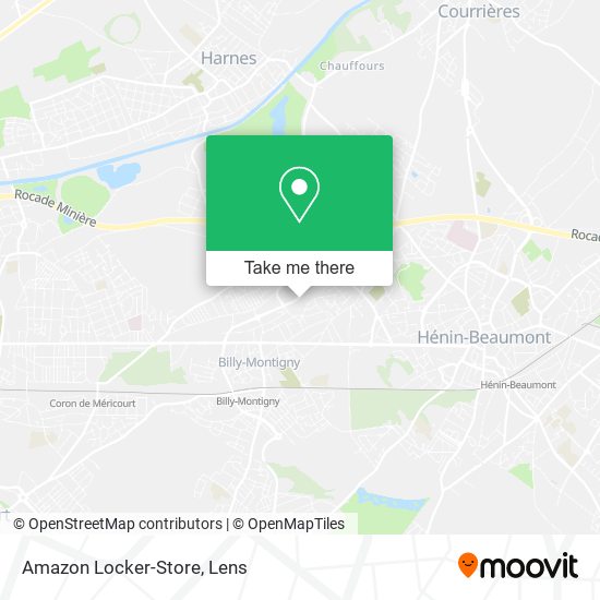 Mapa Amazon Locker-Store