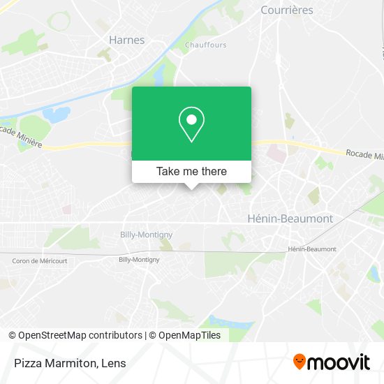 Pizza Marmiton map